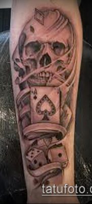 fotografija nereda tetovaža (značenje) - primjer zanimljivog crteža tetovaže - 029