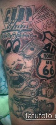 fotografija nereda tetovaža (značenje) - primjer zanimljivog crteža tetovaže - 023