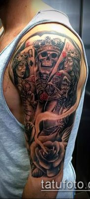 fotografija nereda tetovaža (značenje) - primjer zanimljivog crteža tetovaže - 010