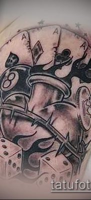 fotografija nereda tetovaža (značenje) - primjer zanimljivog crteža tetovaže - 002