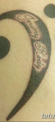 fotó a basszusgitáros tetoválásról, 2018. 07. 02. №016 - Bass Key Tattoo -