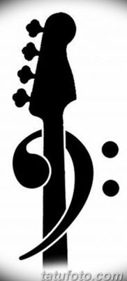 fotó a basszusgitáros tetoválásról, 2018. 07. 02. №043 - Bass Key Tattoo -
