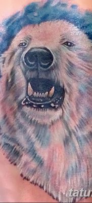 fotó egy jegesmedve tetoválásról, kelt 2017.12.03. №126 - fehér medve tetoválás -