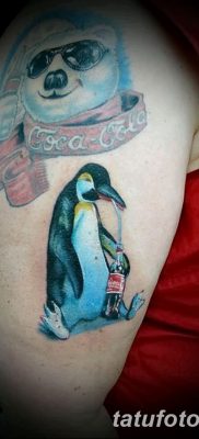 fotó egy jegesmedve tetoválásról, dátum: 2017.12.03. №130 - fehér medve tetoválás -