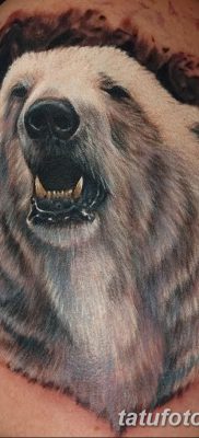 fotó egy jegesmedve tetoválásról, kelt 2017.12.03., 018 - fehér medve tetoválás -