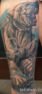 fotó egy jegesmedve tetoválásról, dátum: 2017.12.03., 035 - fehér medve tetoválás -