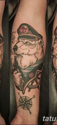 fotó egy jegesmedve tetoválásról, dátum: 2017.12.03., 051 - fehér medve tetoválás -