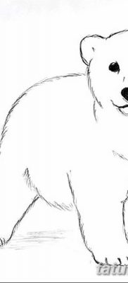 fotó egy jegesmedve tetoválásról, kelt 2017.12.03., 054 - fehér medve tetoválás -