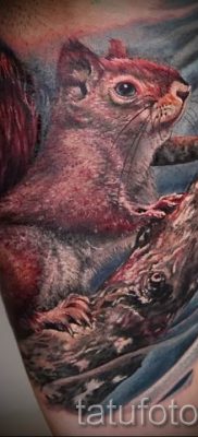 fotó a mókus tetoválásról egy cikkhez a mókusos tetoválás jelentéséről - tatufoto.ru - 63