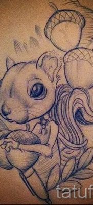 fotó a mókus tetoválásról egy cikkhez a mókusos tetoválás jelentéséről - tatufoto.ru - 59