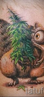 fotó a mókus tetoválásról egy cikkhez a mókusos tetoválás jelentéséről - tatufoto.ru - 57