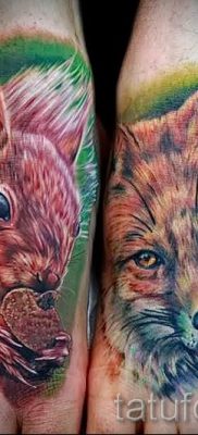 fotó a mókus tetoválásról egy cikkhez a mókusos tetoválás jelentéséről - tatufoto.ru - 27