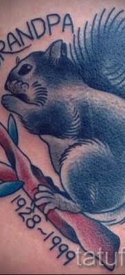 fotó a mókus tetoválásról egy cikkhez a mókusos tetoválás jelentéséről - tatufoto.ru - 20