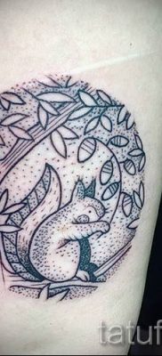 fotó a mókus tetoválásról egy cikkhez a mókusos tetoválás jelentéséről - tatufoto.ru - 14