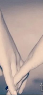 kettős végtelen tetoválás jelentése - példa a kész tetoválásra a 2. képen