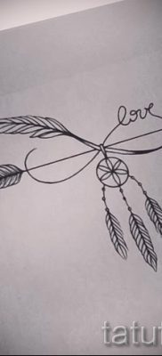 Wert Unendlich Tattoo Stift - ein Beispiel für die fertigen Tätowierung auf dem Foto 1