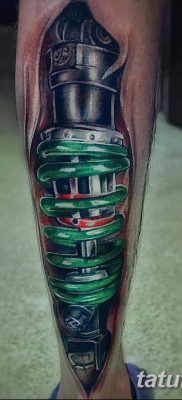 fotó a biomechanikai tetoválásról, kelt 2017. augusztus 15 -én №124 - Biomechanika tetoválás_