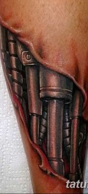 fotó a biomechanikai tetoválásról, kelt 2017. augusztus 15 -én №154 - Biomechanika tetoválás_