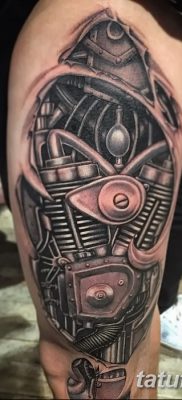 fotó a biomechanikai tetoválásról, kelt 2017. augusztus 15 -én №155 - Biomechanika tetoválás_