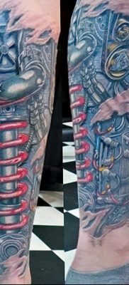 fotó a biomechanikai tetoválásról, kelt 2017. augusztus 15 -én №164 - Biomechanika tetoválás_