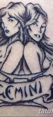 снимка на татуировка Близнаци от 28.11.2017 г. No 077 - Татуировка Близнаци -