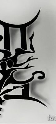 снимка на татуировка Близнаци от 28.11.2017 г. No 098 - Татуировка Близнаци -