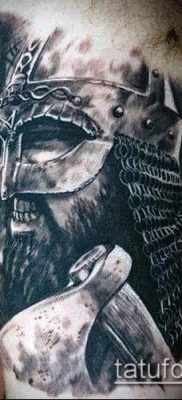 fotó egy erős férfi tetoválásról (jelentése) - példa rajz - 028