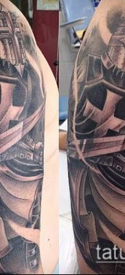 fénykép egy erős férfi tetoválásról (érték) - példa rajz - 004