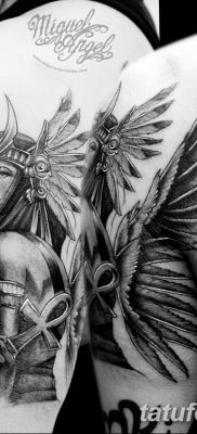 صورة وشم الإلهة إيزيس 03/16/2019 №051 - صورة وشم إيزيس -