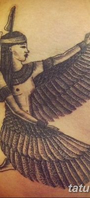 صورة وشم الإلهة إيزيس 03/16/2019 №075 - صورة وشم إيزيس -