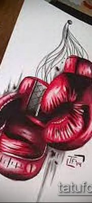 fotó tetoválás bokszkesztyű (tetoválás) (érték) - példa rajz - 057