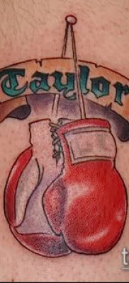 fotó tetoválás bokszkesztyű (tetoválás) (érték) - példa rajz - 056