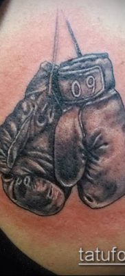 fotó tetoválás bokszkesztyű (tetoválás) (érték) - példa rajz - 029
