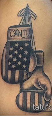 fotó tetoválás bokszkesztyű (tetoválás) (érték) - példa rajz - 026