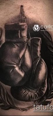 fotó tetoválás bokszkesztyű (tetoválás) (érték) - példa rajz - 025