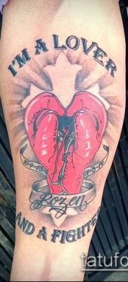 fotó tetoválás bokszkesztyű (tetoválás) (érték) - példa rajz - 023