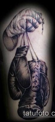 fotó tetoválás bokszkesztyű (tetoválás) (érték) - példa rajz - 011