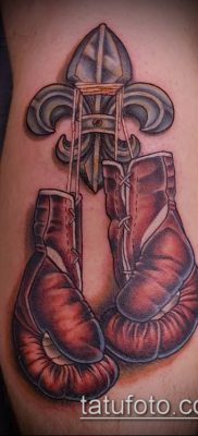 fotó tetoválás bokszkesztyű (tetoválás) (érték) - példa rajz - 005