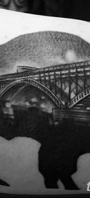 fotó egy bivaly tetoválásról, kelt 2018. 04. 16 -án №010 - Buffalo Tattoo -