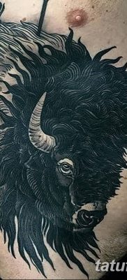 fotó egy bivaly tetoválásról, kelt 2018. 04. 16 -án №017 - Buffalo Tattoo -