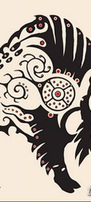 fotó egy bivaly tetoválásról, kelt 2018. 04. 16 -án №018 - Buffalo Tattoo -