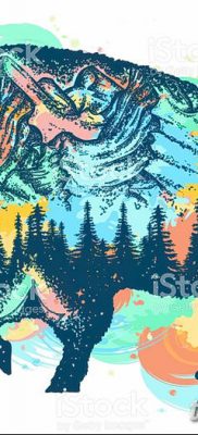 fotó egy bivaly tetoválásról, kelt 2018. 04. 16 -án №026 - Buffalo Tattoo -