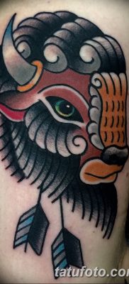 fotó egy bivaly tetoválásról, kelt 2018. 04. 16 -án №039 - Buffalo Tattoo -