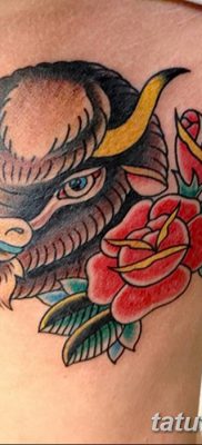 fotó egy bivaly tetoválásról, kelt 2018. 04. 16 -án №050 - Buffalo Tattoo -