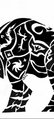 fotó egy bivaly tetoválásról, kelt 2018. 04. 16 -án №051 - Buffalo Tattoo -