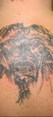 fotó egy bivaly tetoválásról, kelt 2018. 04. 16 -án №058 - Buffalo Tattoo -