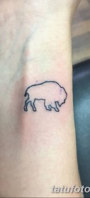 fotó egy bivaly tetoválásról, kelt 2018. 04. 16 -án №060 - Buffalo Tattoo -