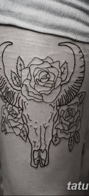 fotó egy bivaly tetoválásról, kelt 2018. 04. 16 -án №066 - Buffalo Tattoo -