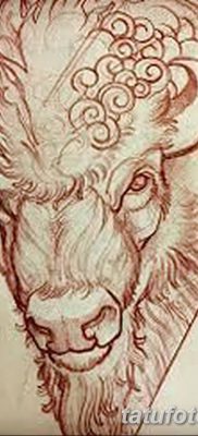 fotó egy bivaly tetoválásról, kelt 2018. 04. 16 -án №083 - Buffalo Tattoo -