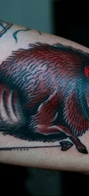 fotó egy bivaly tetoválásról, kelt 2018. 04. 16 -án №087 - Buffalo Tattoo -